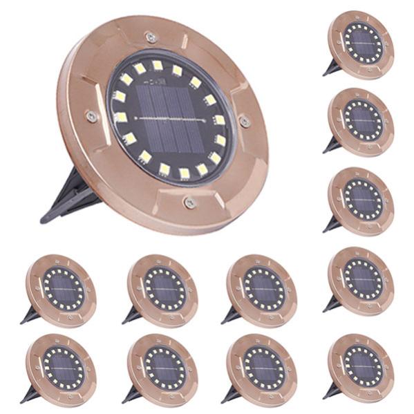 Set Di 3 Luci Solari A LED RGB, Lampade Plug-in, Illuminazione Con Faretti Per Esterni, Sfera Di Vetro, Che Cambiano Colore