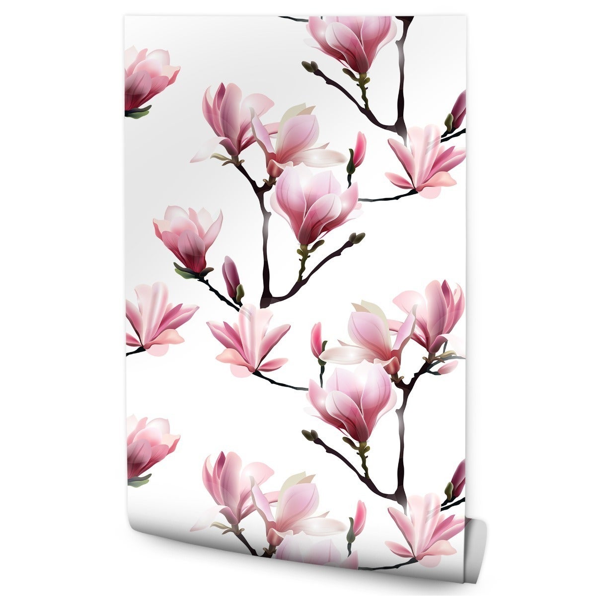 Vlieseline Papier Peint Magnolia Fleurs Plantes Pour La Chambre 