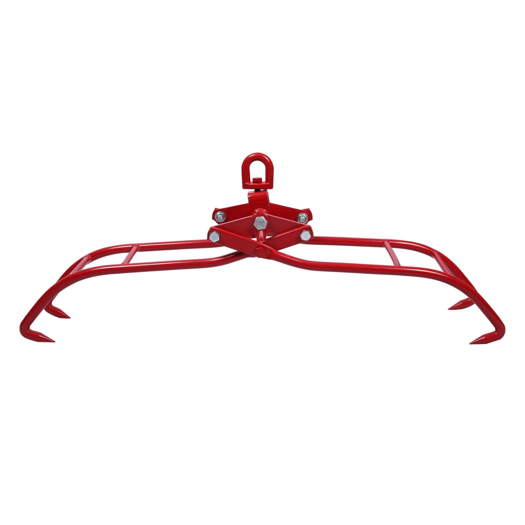 Pince Forestière WilTec Pour Troncs - 930mm Ouverture, 1000kg Charge, 4 Griffes - Débardage Sécurisé