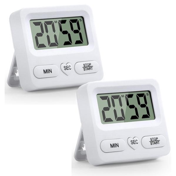 Timer Digitale TFA 38.2021 - Cronometro Con Display Ampio, Magnete E Clip, Bianco - Foto 9
