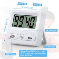 Dretec - Cronometro Sportivo Digitale/timer Conto Alla Rovescia - Foto 3