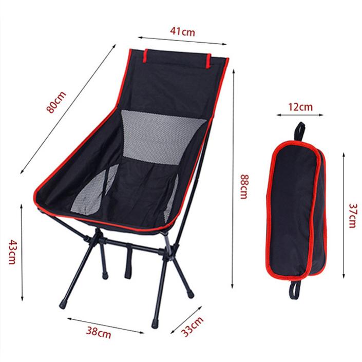 Sedia Camping Pieghevole Leggera - Con Borsa Trasporto Per Outdoor - Foto 5