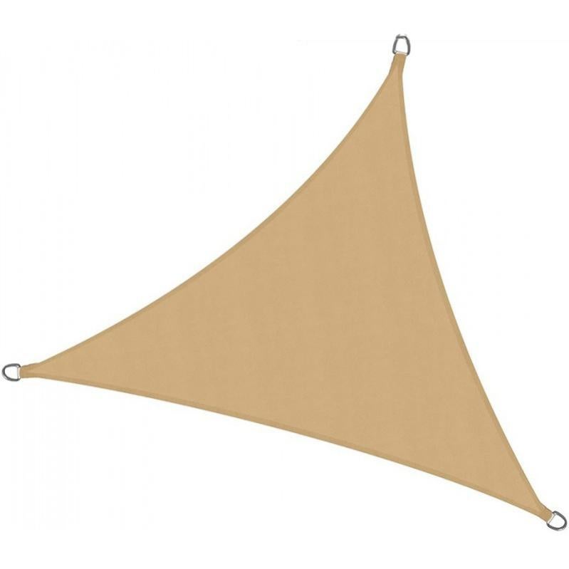 Tenda a Vela Rettangolare 55 x 600 cm Impermeabile Protezione Antivento 98% Anti UV Tende da Sole con Occhielli con Kit di Fissaggio per Patio Pergola Cortile, Grigio Chiaro