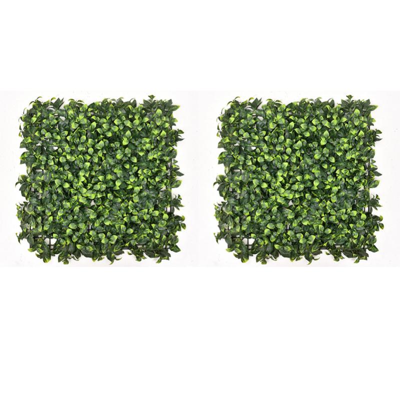 Décoration végétale artificielle 2 pièces, mur végétal simulé