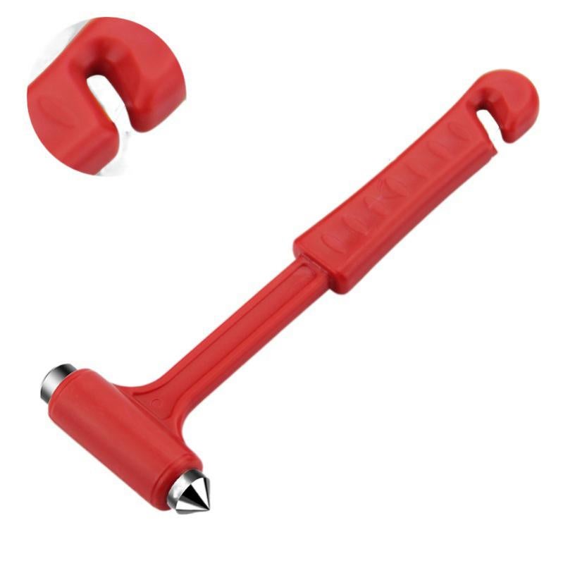 Marteau de sécurité multifonction - QQMORA - 4-en-1 - Coupe-ceinture