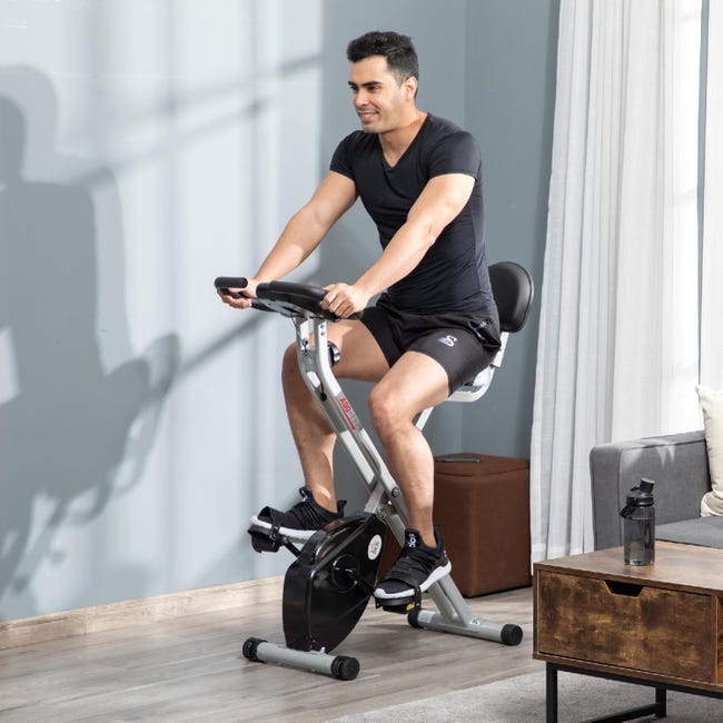 Cyclette Pieghevole SogesGame 2 In 1 - 8 Livelli Resistenza, Portata 150 Kg - Foto 3