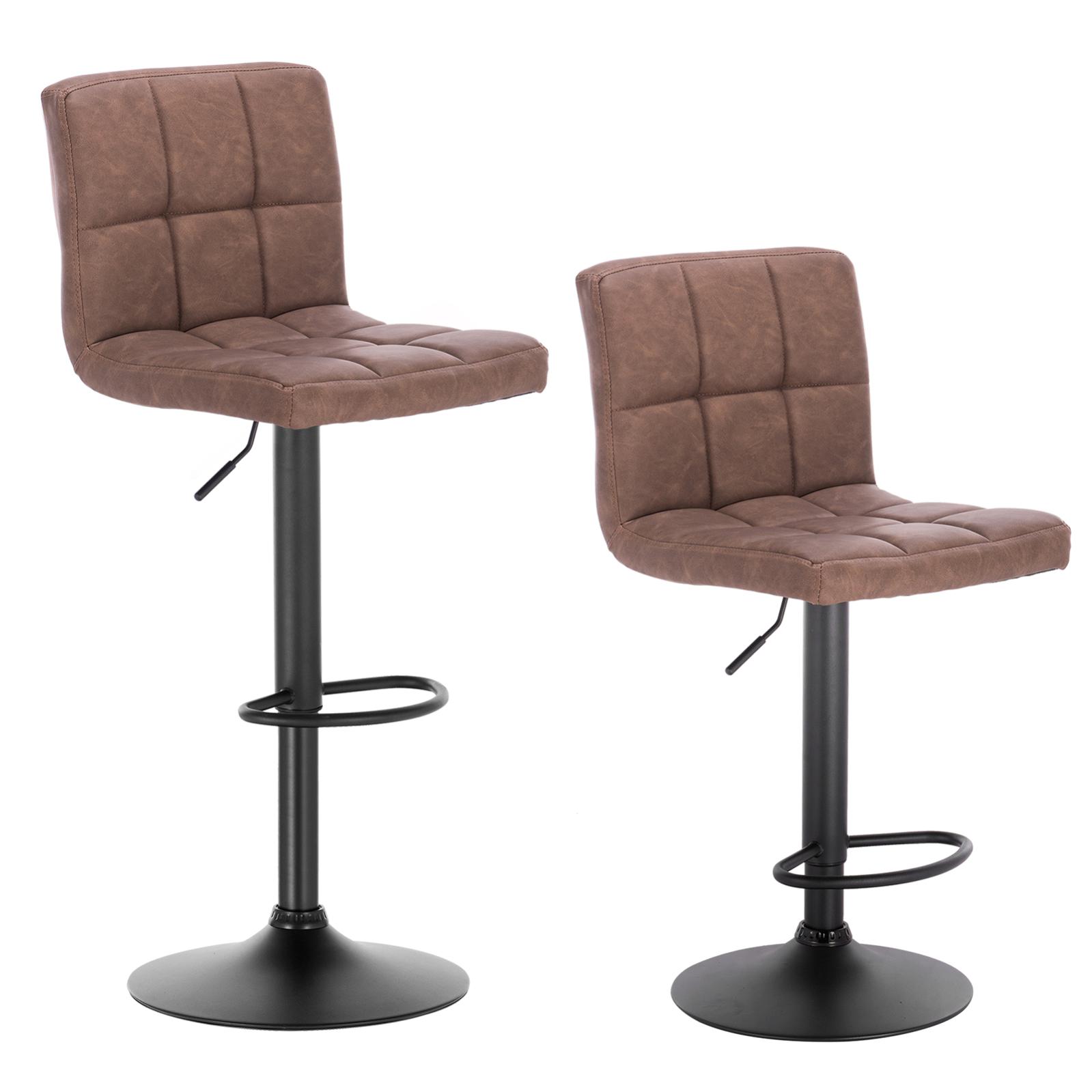 Tabouret De Bar Montréal Avec Revêtement En Similicuir I Chaise Haute Avec Piétement En Métal