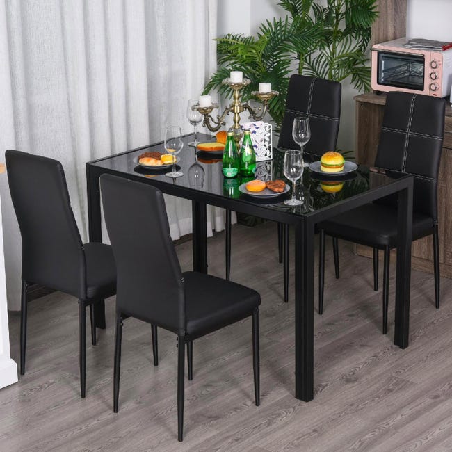 Set di tavoli e sedie da pranzo | Tavolo in legno da pranzo | Sedie da Set di tavoli e sedie da pranzo | Tavolo in legno da pranzo | Sedie da