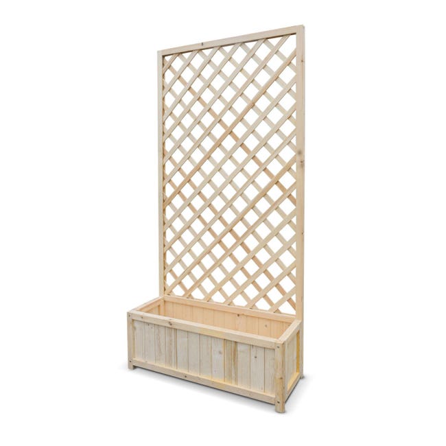 FIORIERA RUSTICA, LEGNO DI CONIFERA IMPREGNATO IN AUTOCLAVE, 40X40 CM, GIARDINO - Ottimax FIORIERA RUSTICA, LEGNO DI CONIFERA IMPREGNATO IN AUTOCLAVE, 40X40 CM, GIARDINO - Ottimax