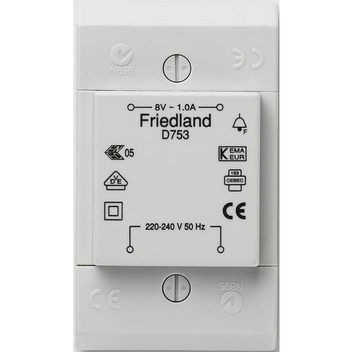 Friedland D765 Transformateur pour sonnette 12 V