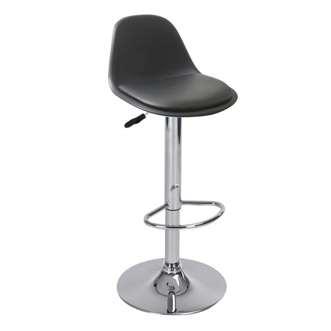 Tabouret Smith en Simili Noir