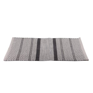 MSV Tapis Fond De Baignoire Antidérapant Caoutchouc Quadro 36x76cm Noir