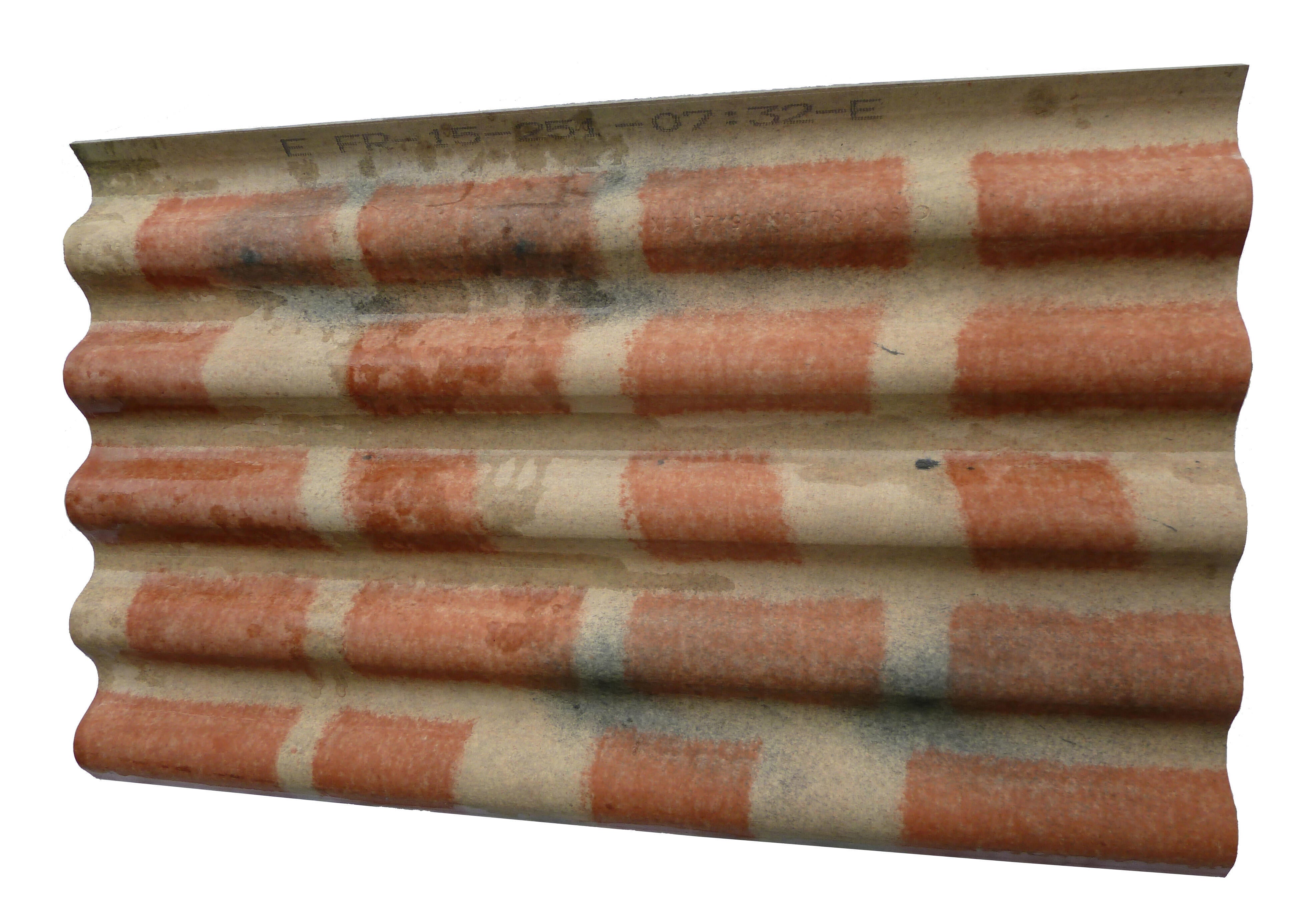 Plaque de toiture ciment flamme x m, mm