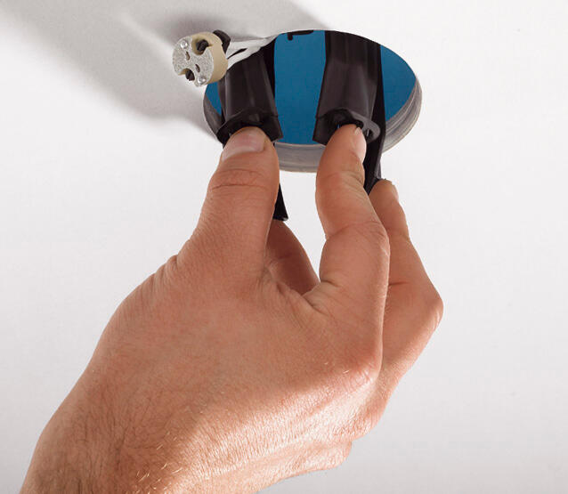 Lot de 3 cloches de protection pour spot à encastrer Spotclip II noir - 5