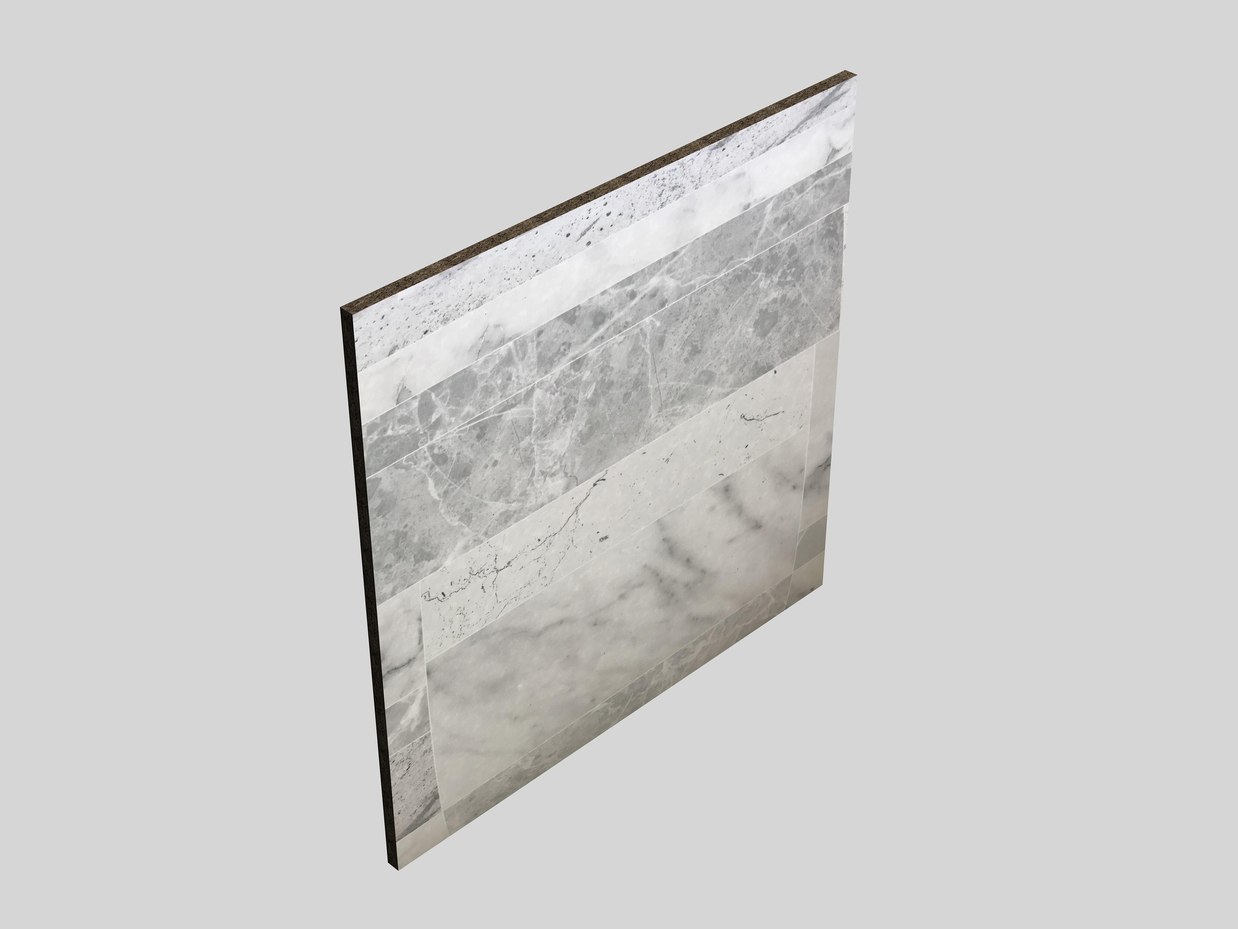 Crédence stratifié Mosaic carrare L.300 x H.64 cm, Ep.9 mm - 2