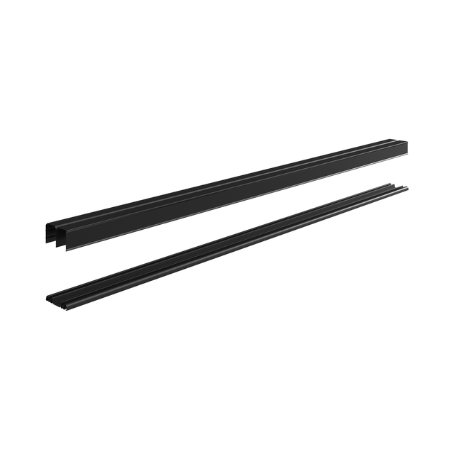 Lot de rails SPACEO noir L.150 cm