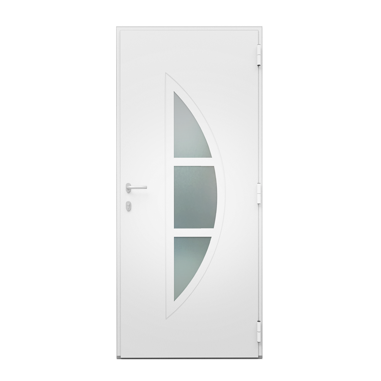 Porte d'entrée Alu Omaha 2 Essentiel H.215 x l.90 cm gris anthr., p. gauche - 5