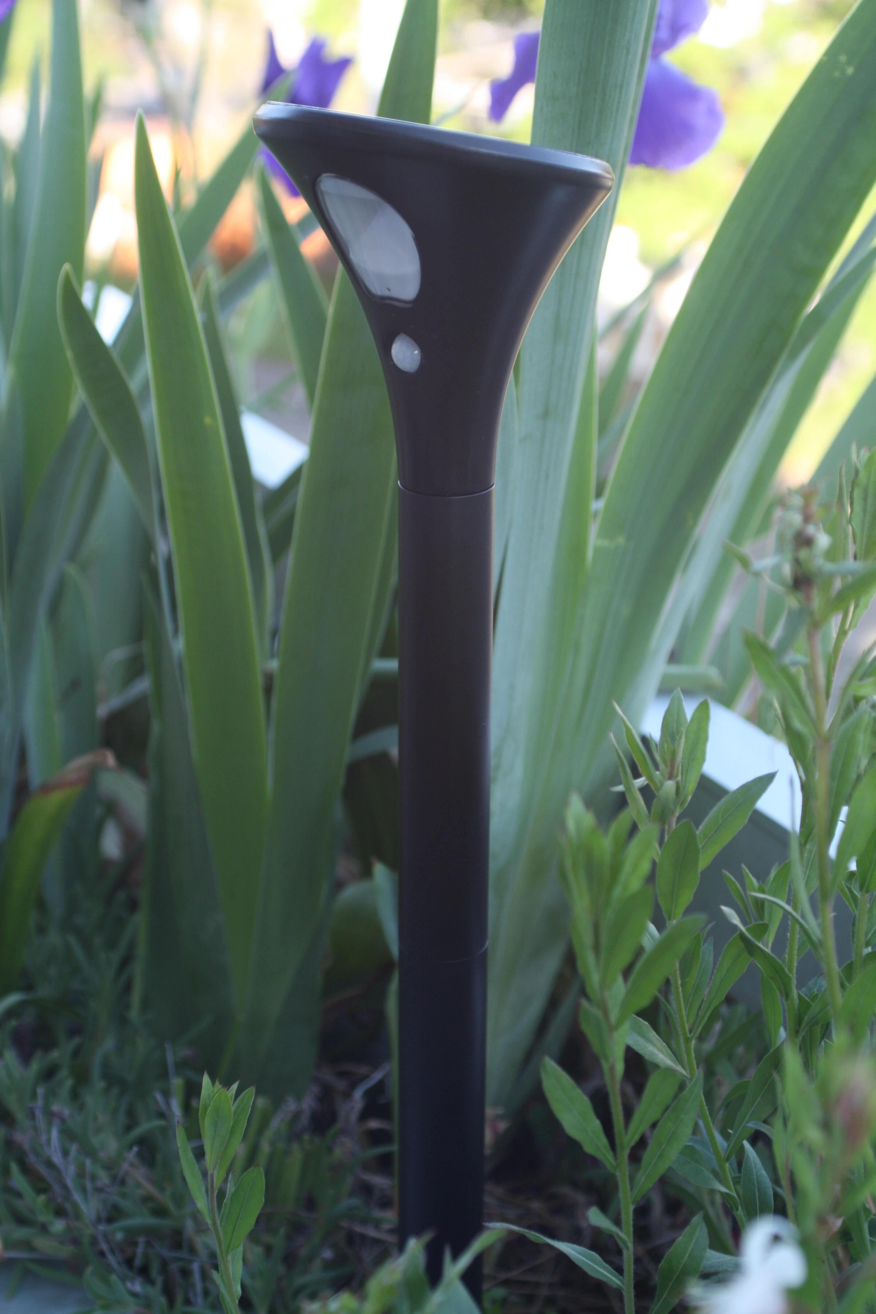 Balise solaire à détection Eclipse 75 lumens noir WATT & HOME - 4