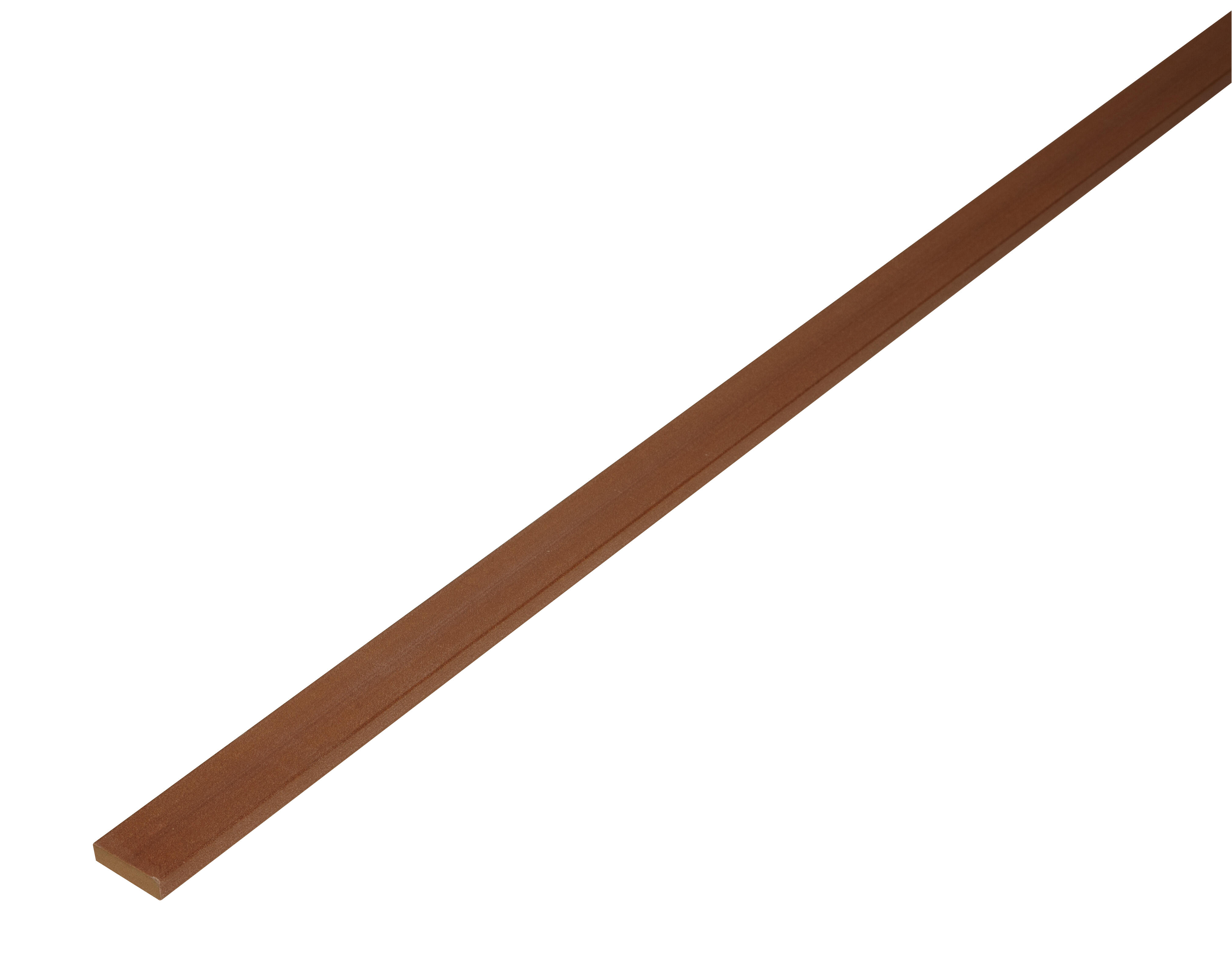 Plinthe composite brun clair Terrasse premium L.2 x l.0.02 m - 2