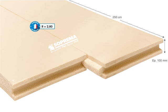 Polystyrène extrudé 100 mm 250 x 120 au meilleur prix | Leroy Merlin