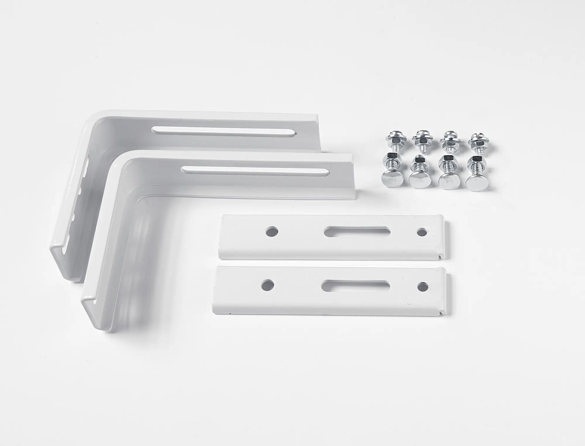 Lot de 2 équerres murales blanc pour tout type de store, 6 à 16 cm - 2