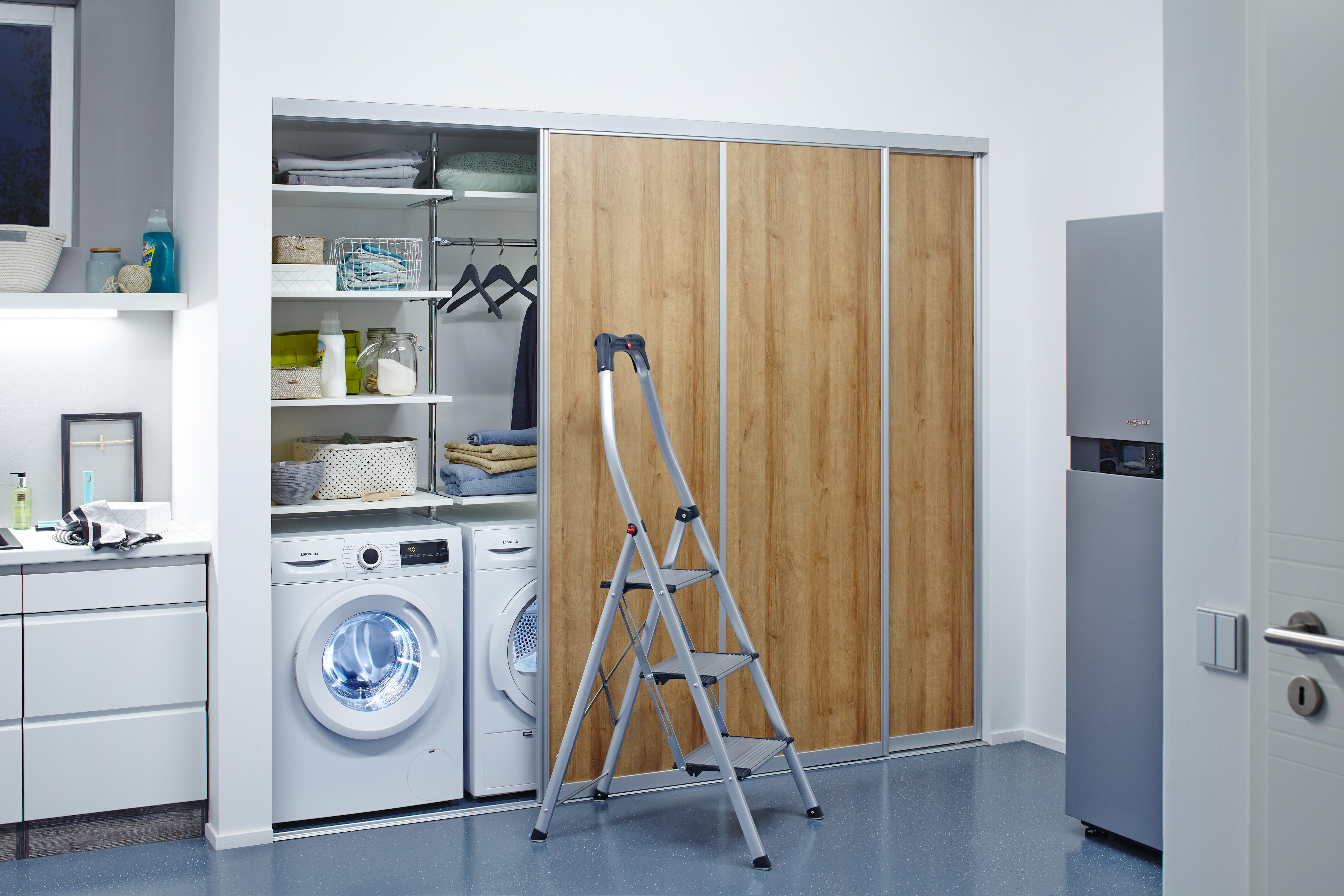 Escabeau aluminium HAILO 3 marches - 6