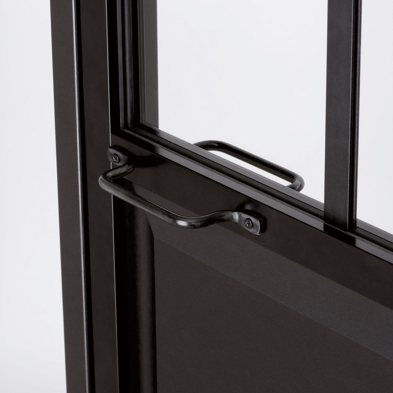 Bloc-porte vitré Atelier noir H.204 x l.83 cm, poussant gauche - 5