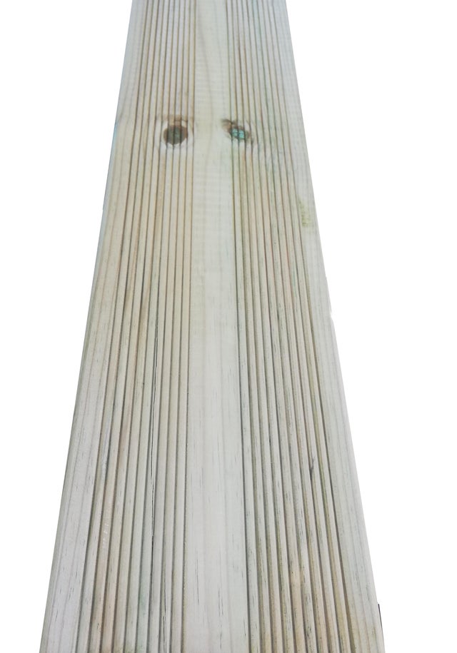 Lame terrasse bois en pin vert KUHMO, vert, L.240 x l.14.5cm x Ep.27m