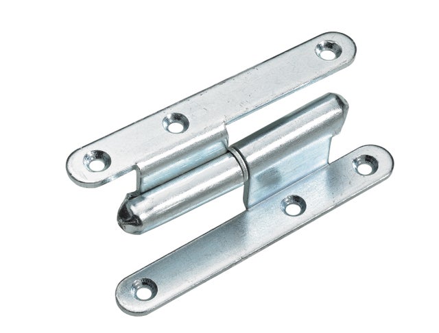 Paumelle acier pour porte, droite, HETTICH, L.110 x l.44 mm