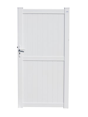 Portillon battant Jupilles l.100.5 x H.200 cm, blanc