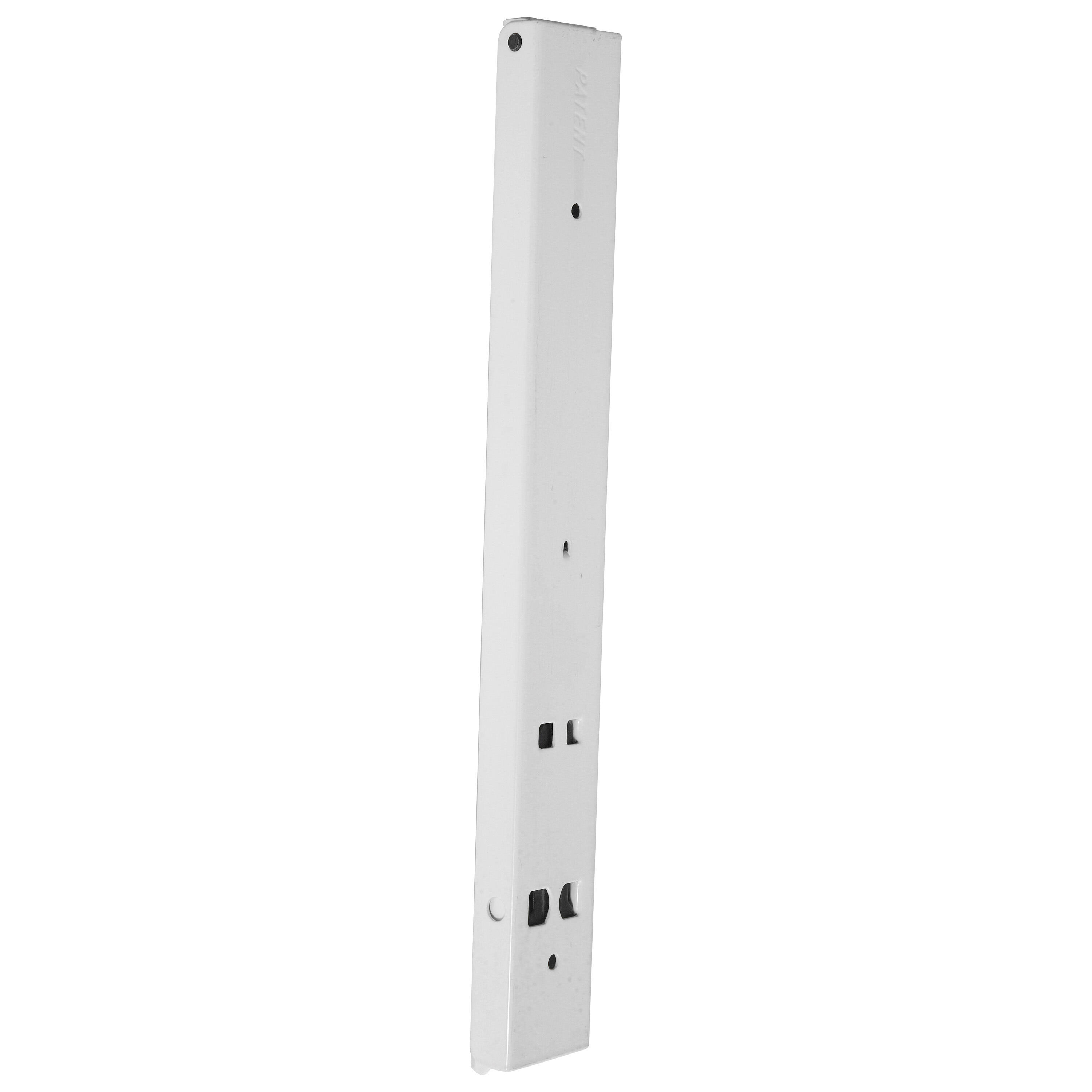 Equerre Abat-plan acier epoxy blanc, H.40 x P.52 cm - 5