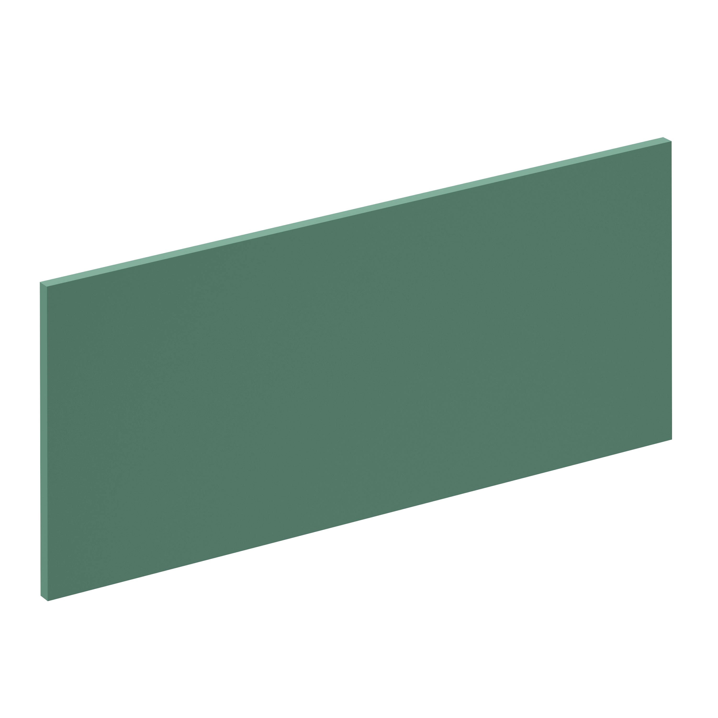 Façade de tiroir de cuisine Vienne gris vert mat H.12.5 x l.39.7 cm
