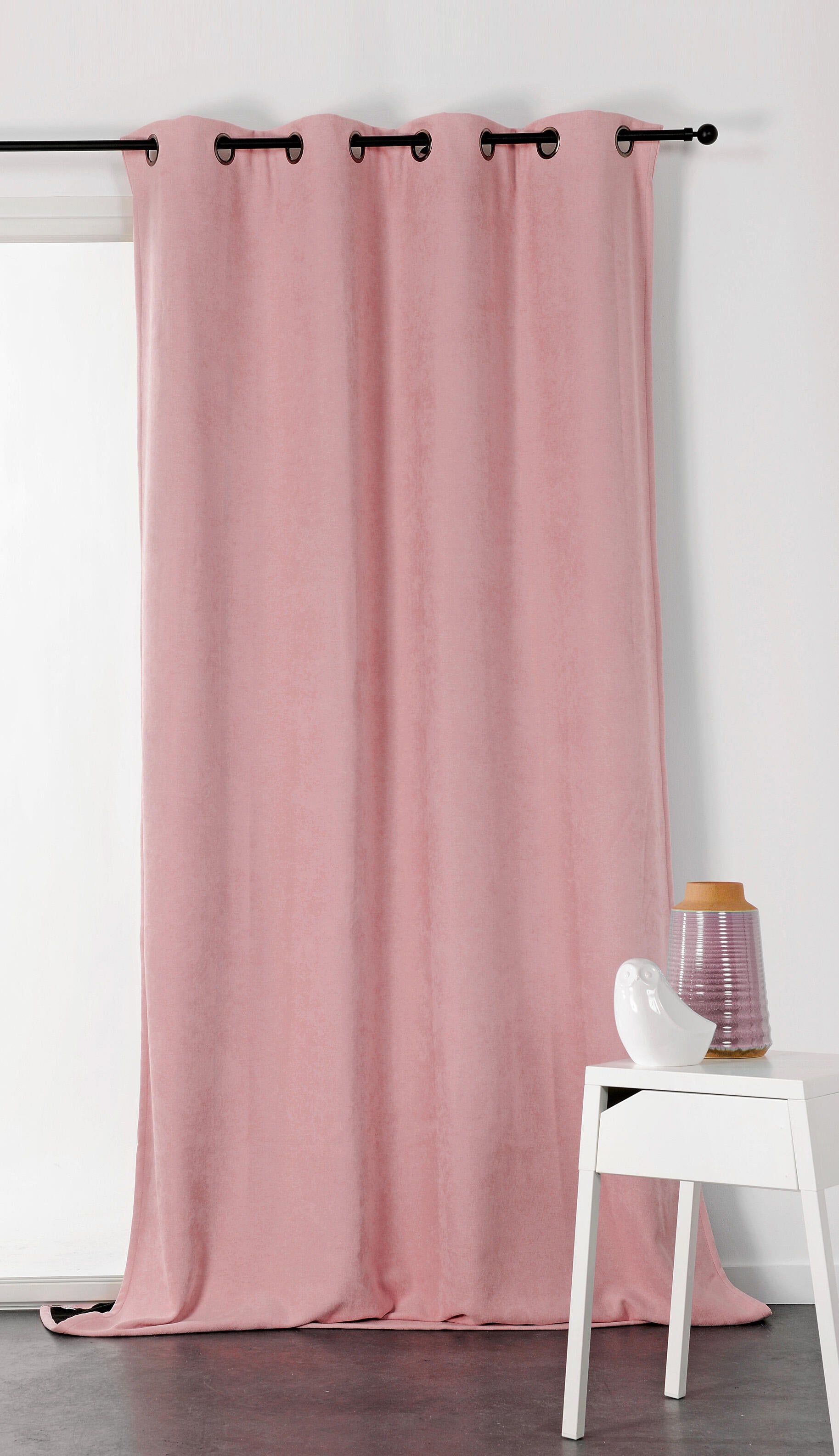 Voilage occultant thermique, Alaska, rose H.260 x l.140 cm - 3