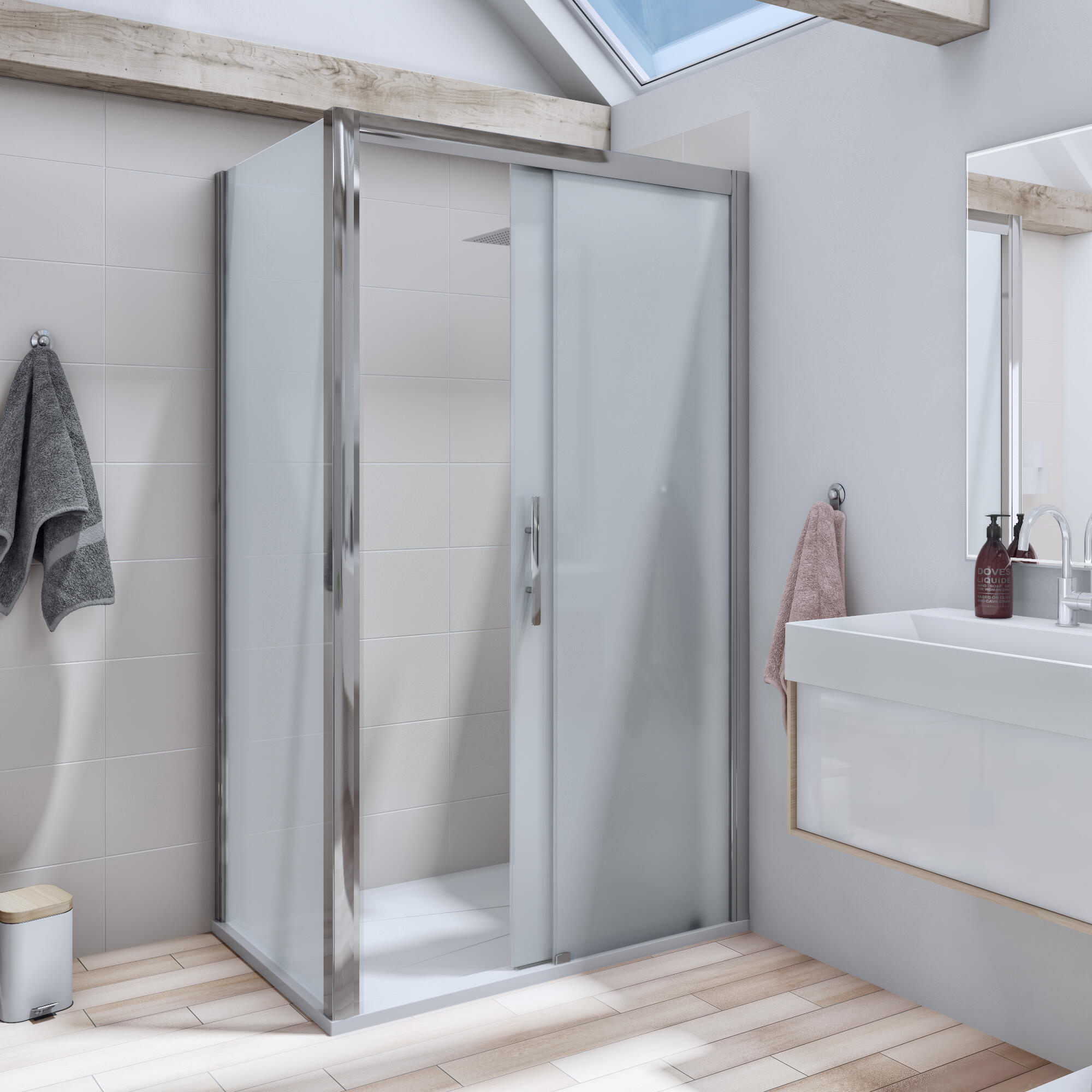 Receveur de douche, acrylique, blanc L.120 x l.80 cm, Opus JACOB DELAFON - 6