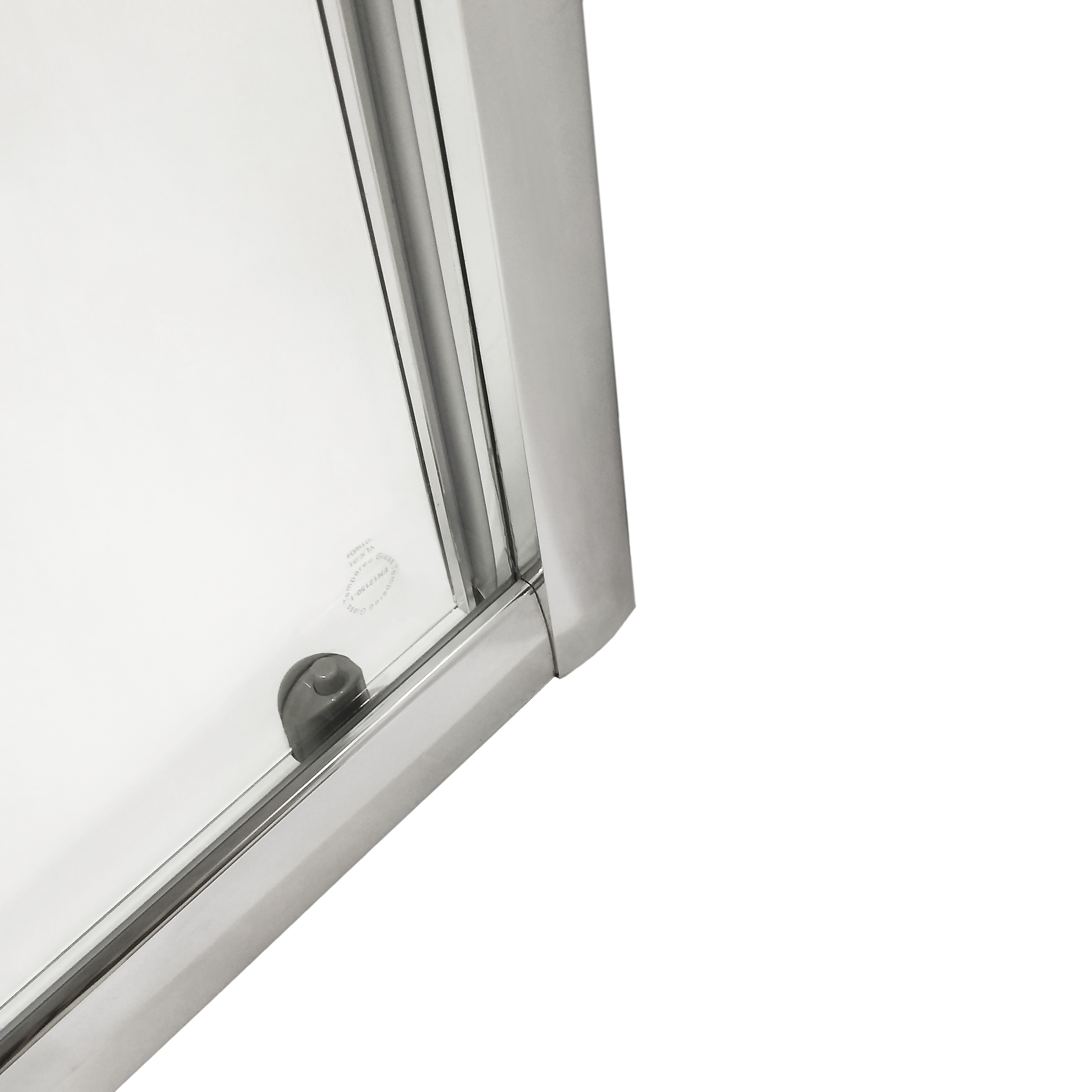 Porte de douche coulissante transparent, chromé L.120 cm, Essential - 3