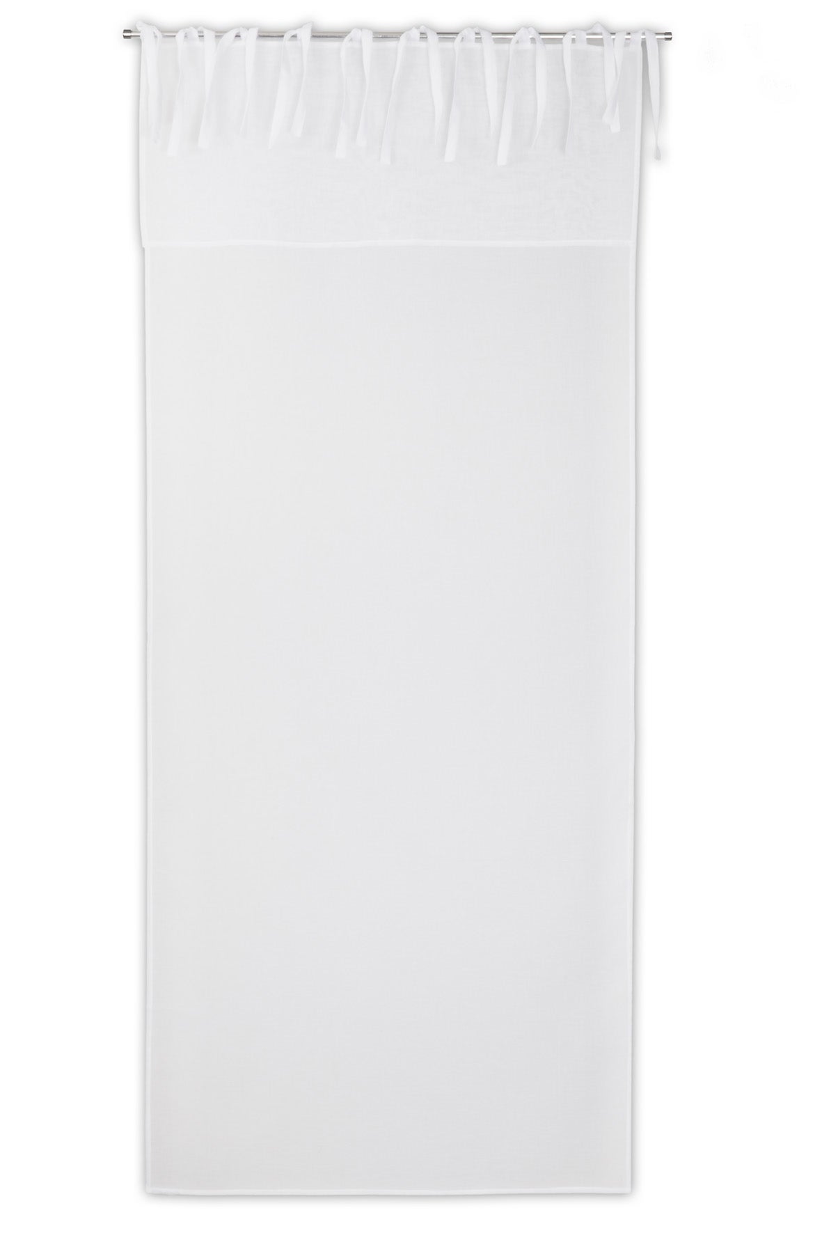 Vitrage tamisant, Nouettes, blanc H.210 x l.90 cm - 3