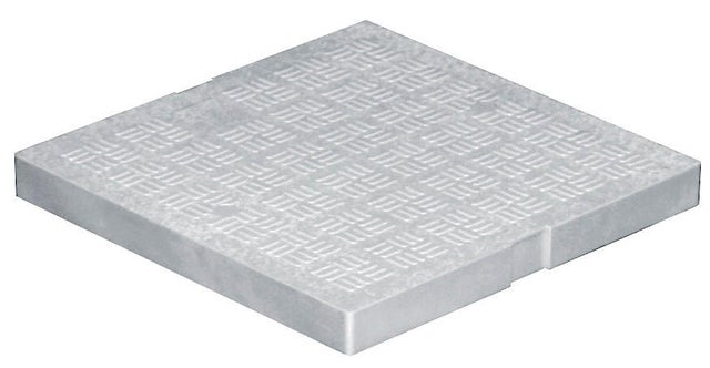 Tampon de sol antichoc pvc gris FIRST PLAST, L.30 x l.30 cm