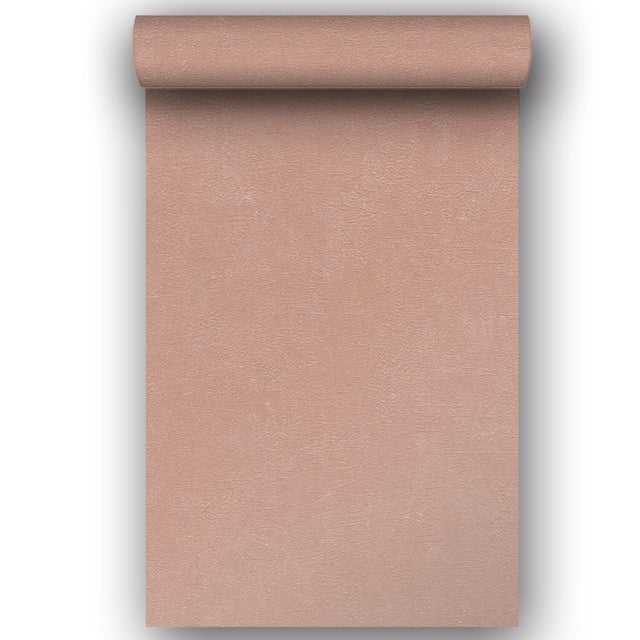 Papier peint vinyle Béton métal rose fossil