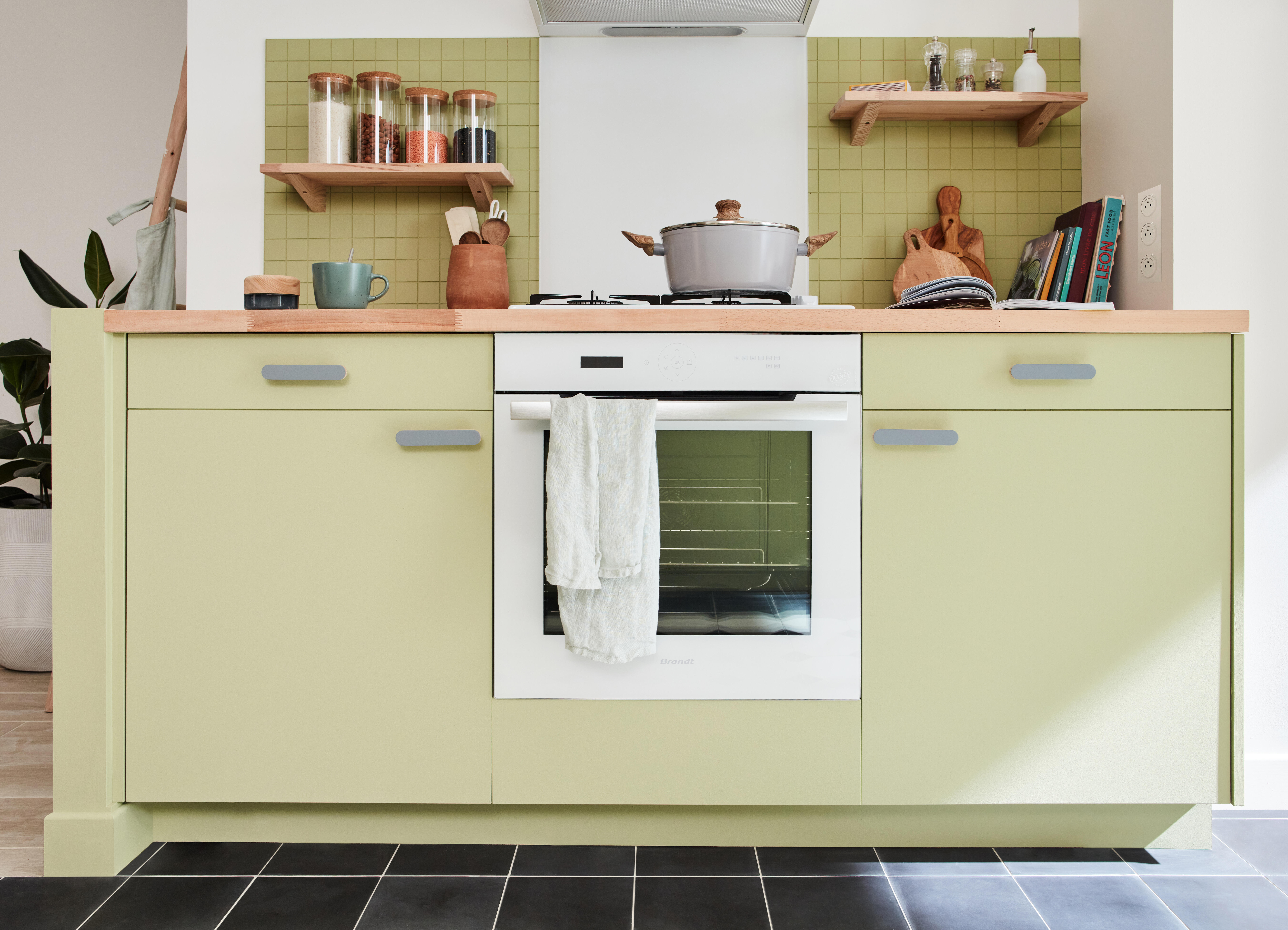 Fond de hotte verre trempé Délice blanc mat H.65 cm x Ep.5 mm x L.90 cm - 3