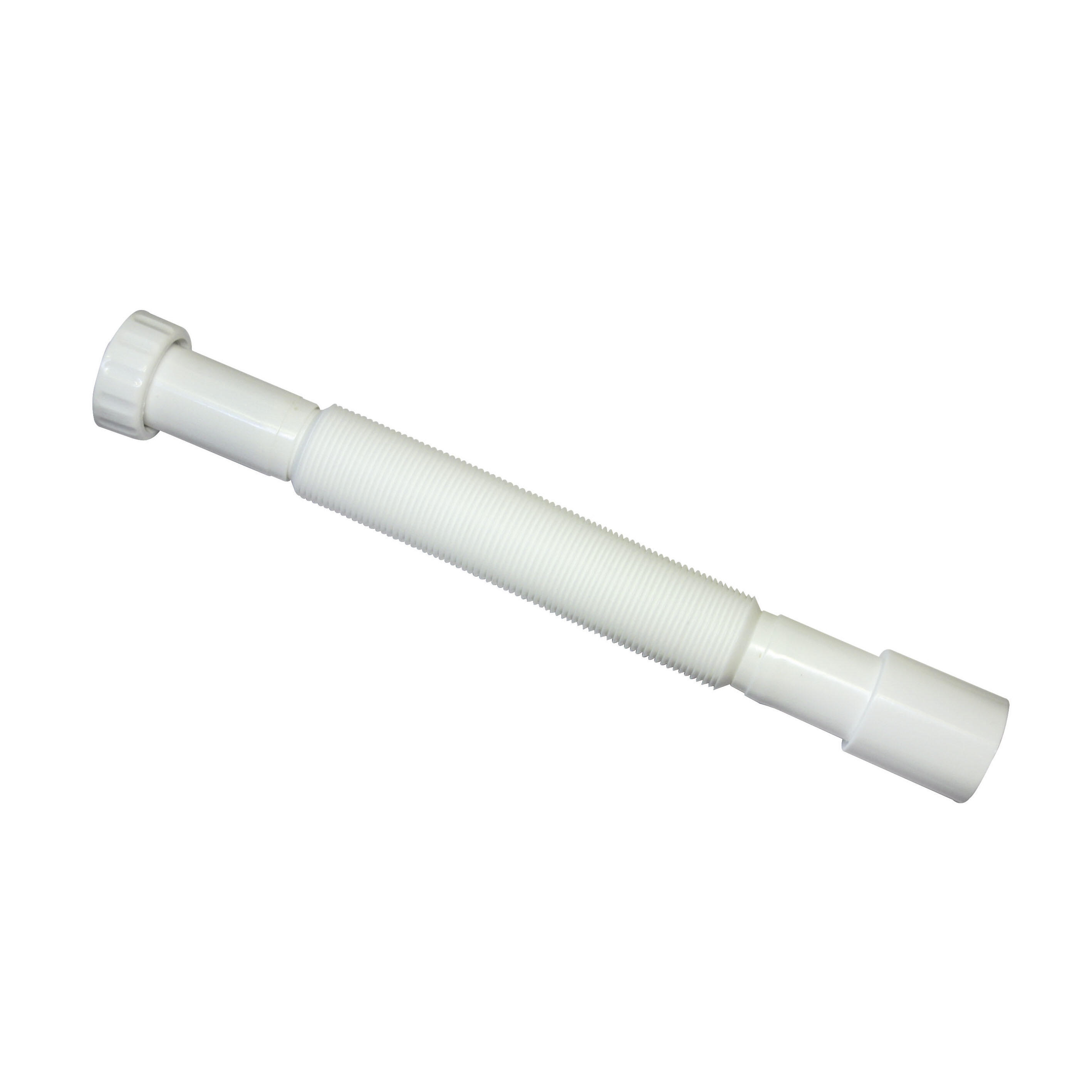 Tubo flessibile estensibile 1/2" x 1/2" M/F acciaio nudo per acqua