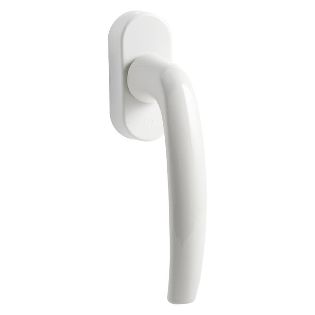 Poignée Atlanta Secustik sécurisée alu blanc pour Fenêtres PVC et aluminium