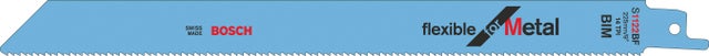 Lot de 2 lames de scie sabre pour tôle épaisse BOSCH S1122BF, 255 mm