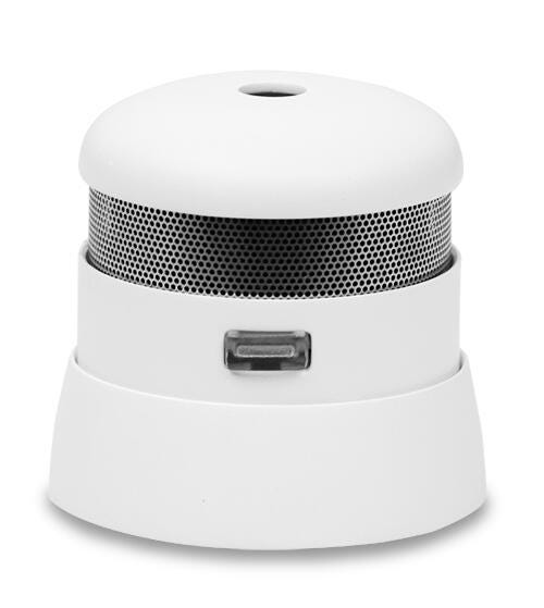 Lot de 2 mini détecteurs de fumée avec batterie de 10 ans - DIN EN Lot de 2 mini détecteurs de fumée avec batterie de 10 ans - DIN EN