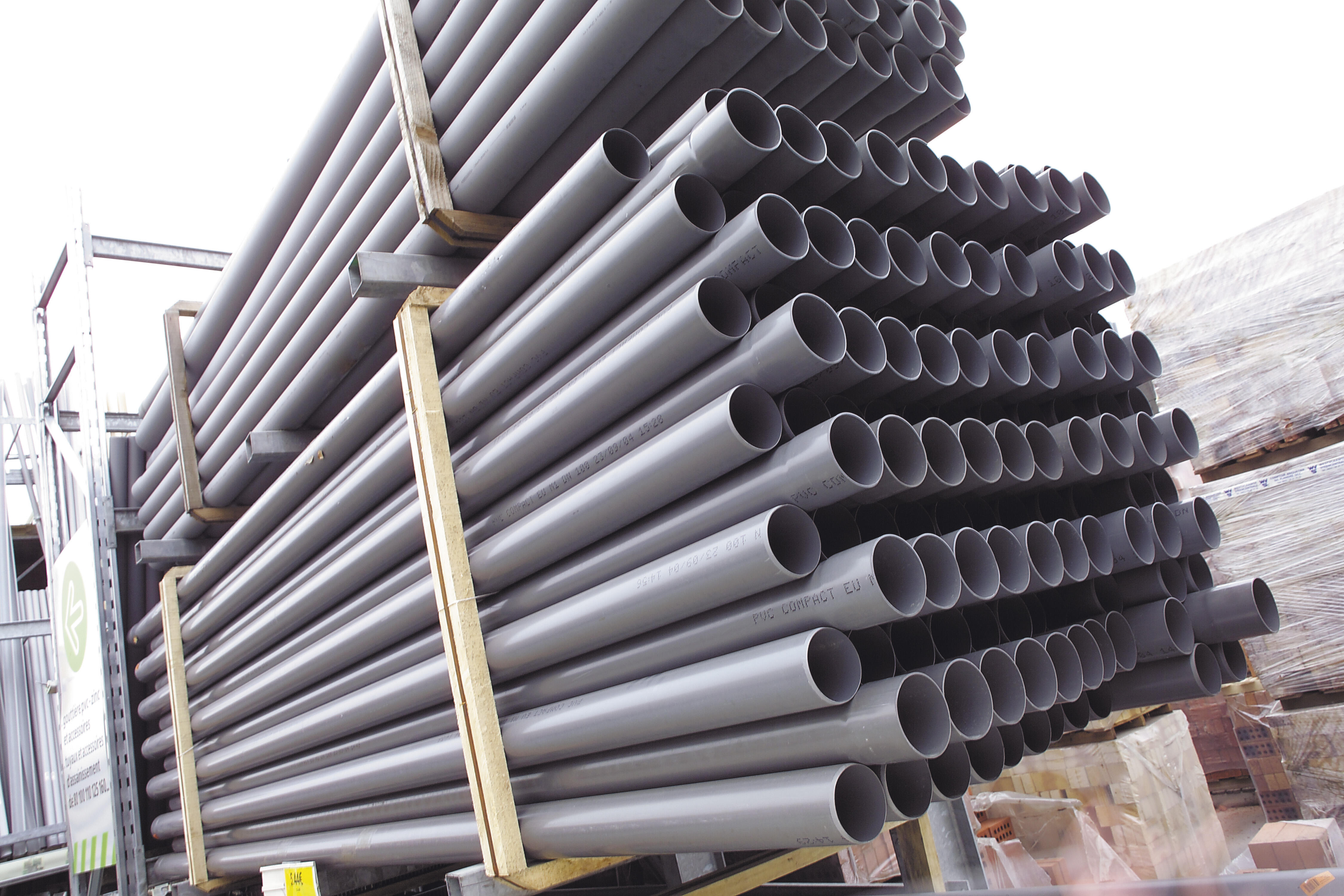 Tube PVC d'évacuation Diam. 40 mm, 2m - 5