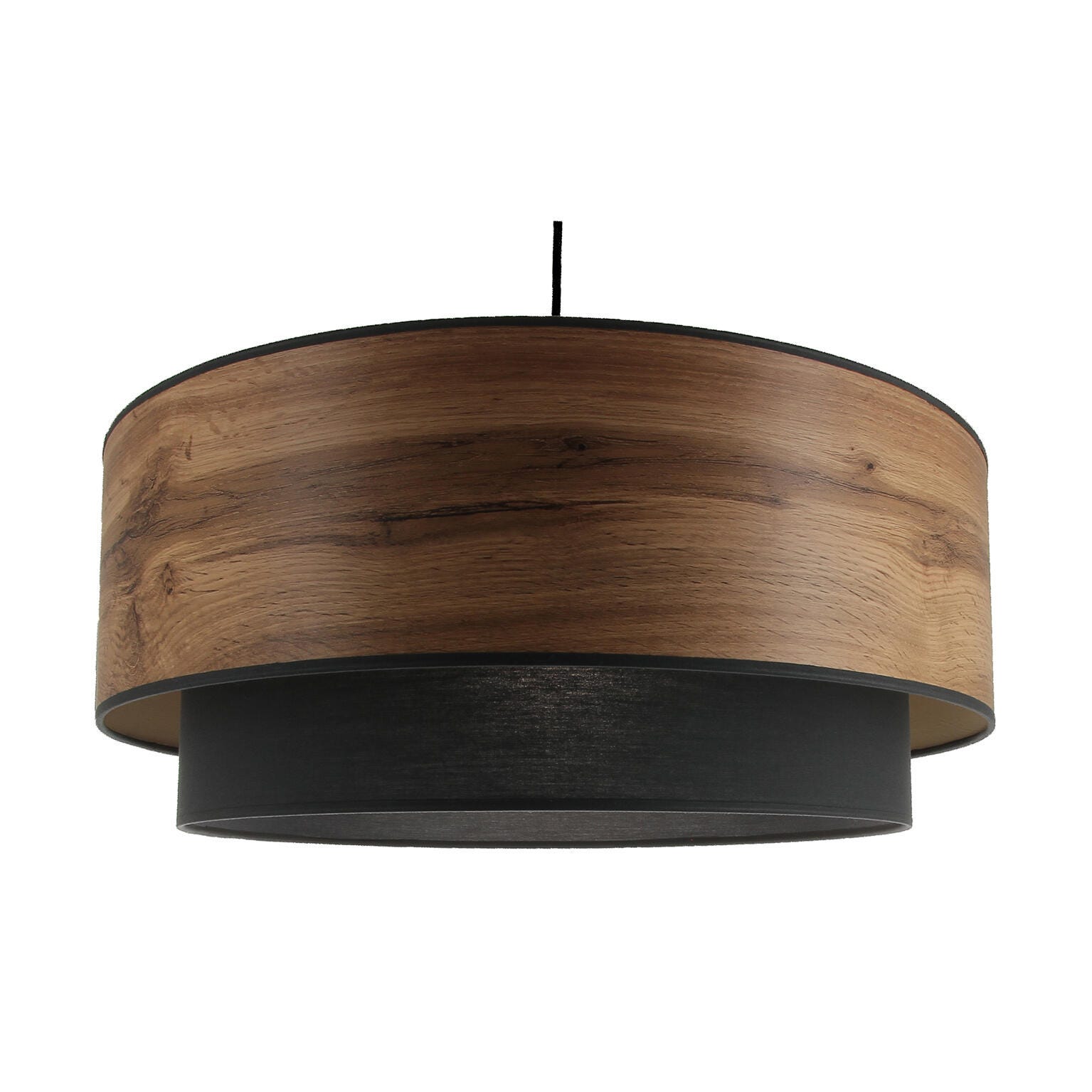 Suspension Bosk pvc, marron, Diam.58 cm, E27 | Leroy Merlin