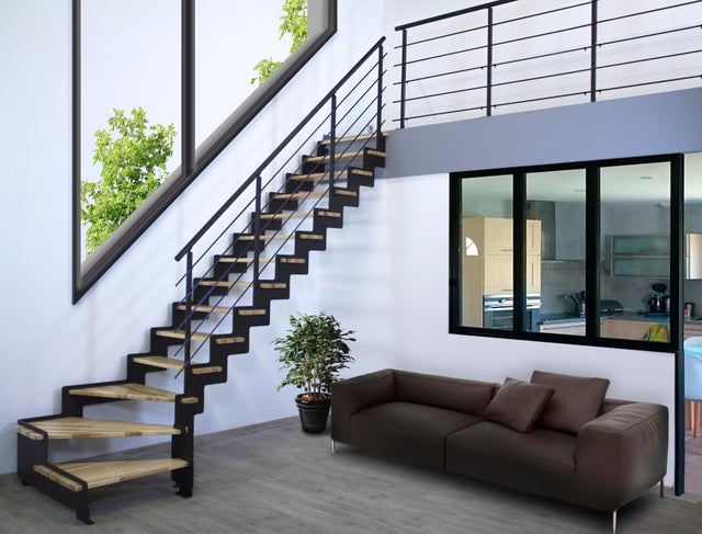 Kit rambarde pour escalier Crémaillère