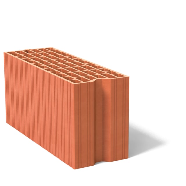 Brique de construction BGV terre cuite NF, L.56 x l.20 x H.27.4 cm-BOUYER LEROUX