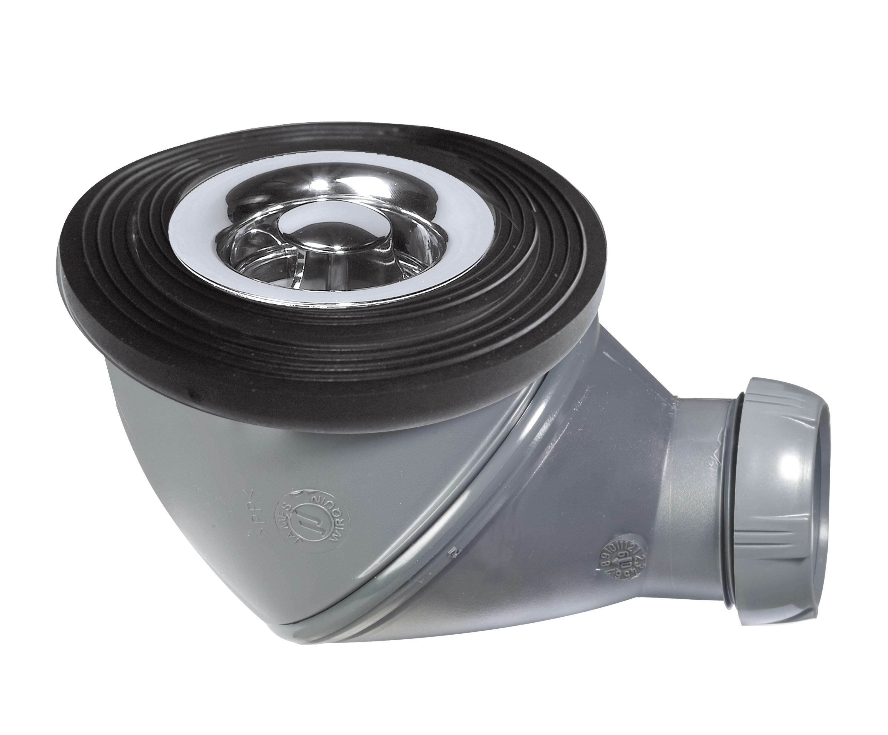 Siphon De Douche Blanc 90 Mm Pour Receveur Rond - ABS, Design Fin, évacuation Efficace, Facile à Nettoyer - 11