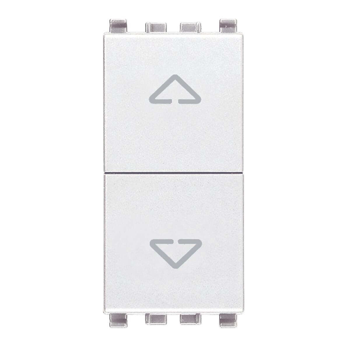 Vimar 2 X Interbl.1P Nocon No10A Buttons, White