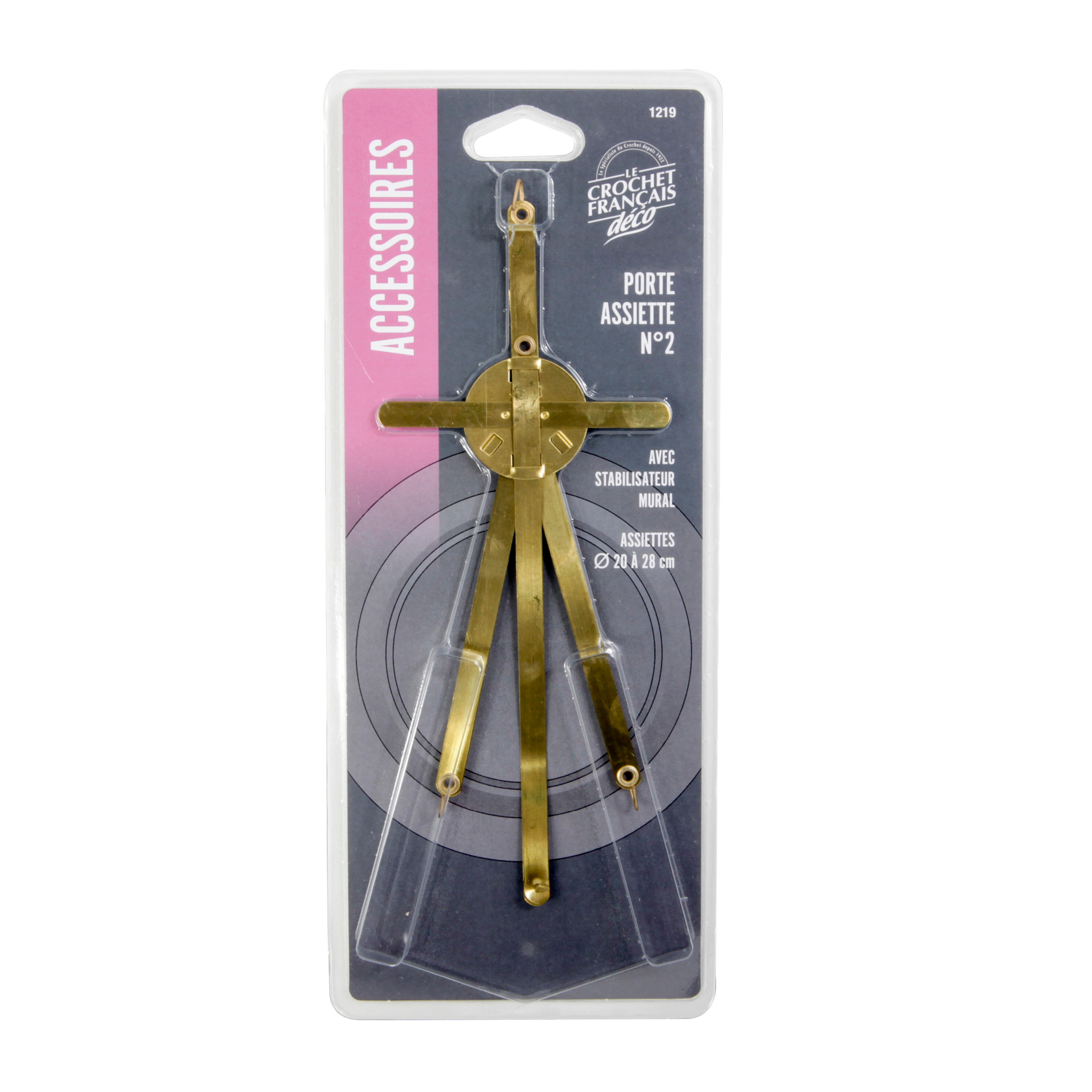 Porte-assiette mural LE CROCHET FRANCAIS - 2